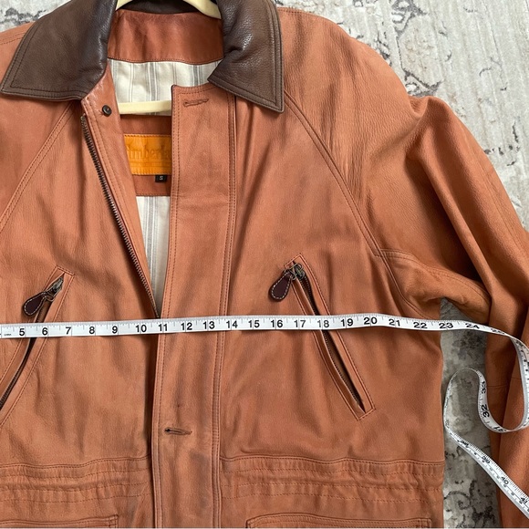 Vintage Timberland Leather Barn Coat Parka - Picture 2 of 7